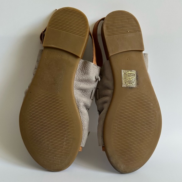 Free People Lake House Sling Back Sandals Stone 37 - Picture 9 of 13